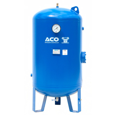 Ресивер для компрессора АСО РВ 280/10 для цеха окрашенный